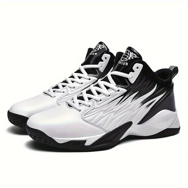 Men's Trends Basketball Shoes, Comfortable, Unslippery, Rugged Sneakers With Sneakers With Soft Sleeve For Men's Outdoor Activities