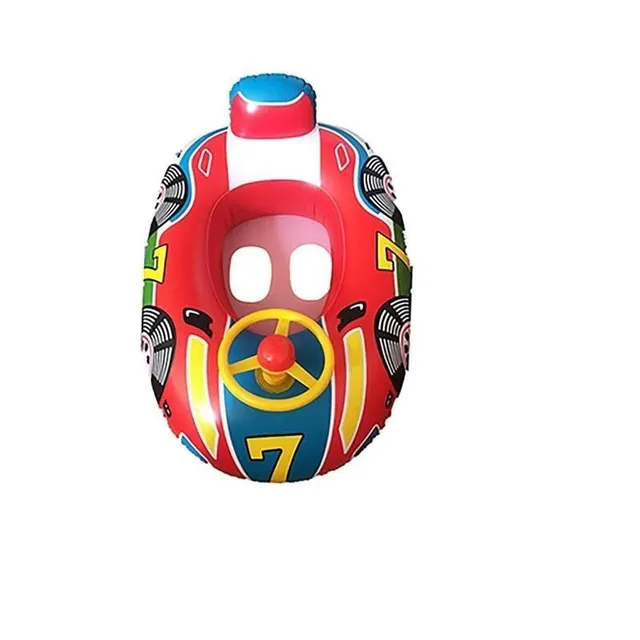 Mașină de curse gonflabilă cu volan