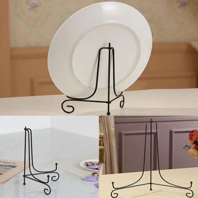 Iron stand for plates and plates