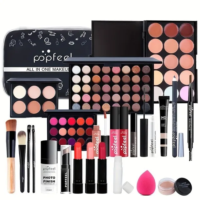 The magic look: the perfect make-up kit with shadow palette for women