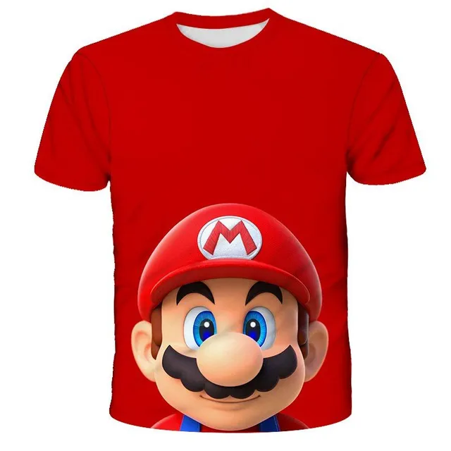 Tricou pentru copii cu design trendy cu Super Mario