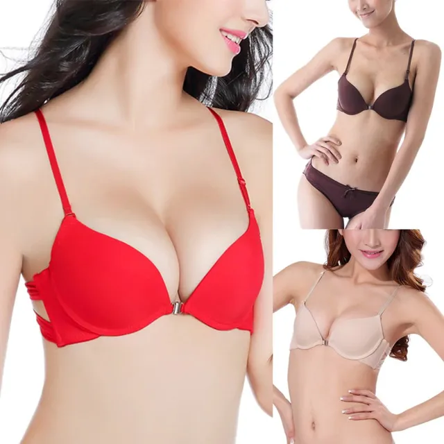 Women's bra with fastener front A540