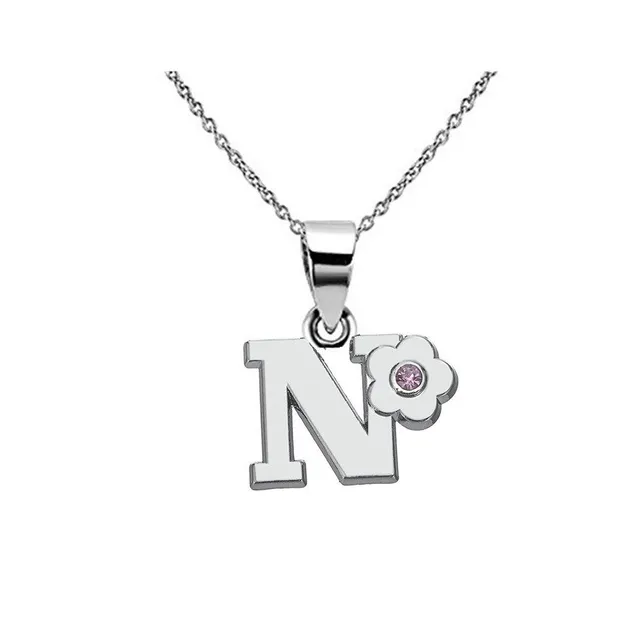 Luxury pendant with initial Amalric