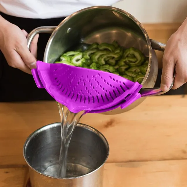 Silicone sieve for pot