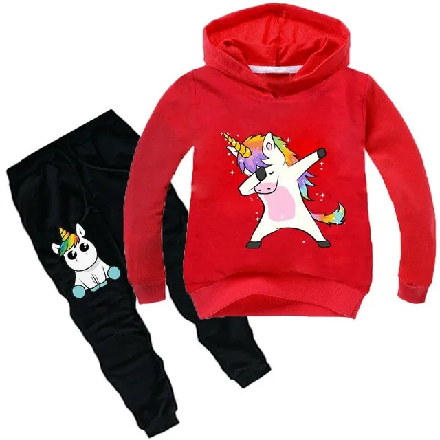 Children's tracksuit with dancing unicorn