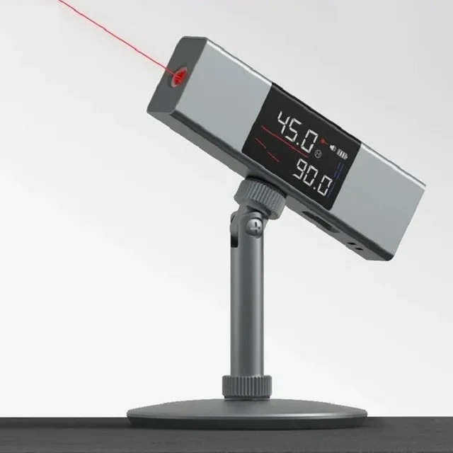 Laser distance meter with stand