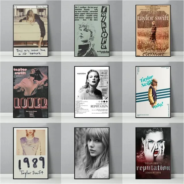 Luxusní plakát na plátně s motivy oblíbené Taylor Swift