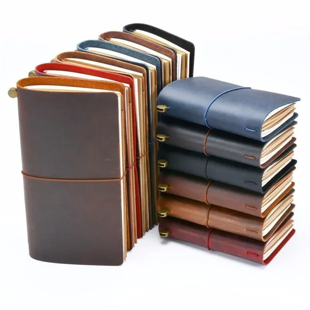 Leather vintage diary