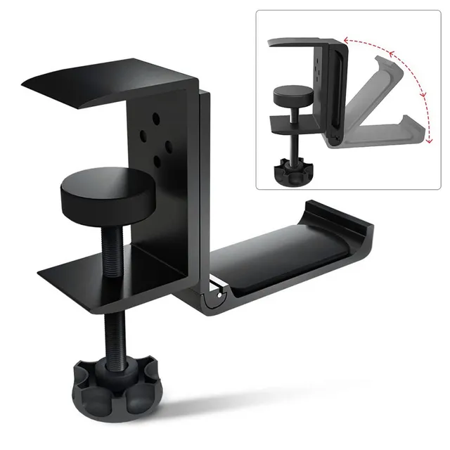 Universal adjustable alloy folding stand for headphones
