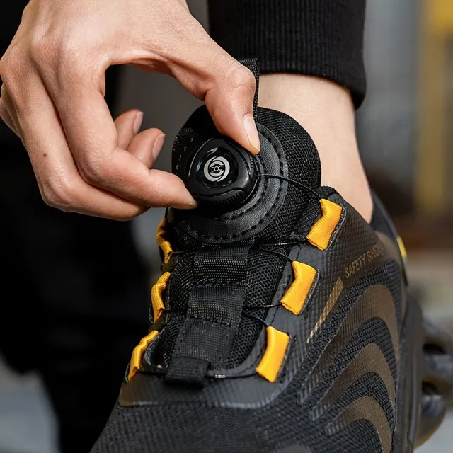 Bezpečnostná pracovná obuv s oceľovou špičkou, odolná proti nárazu, prepichnutiu a bodnutiu - Textil