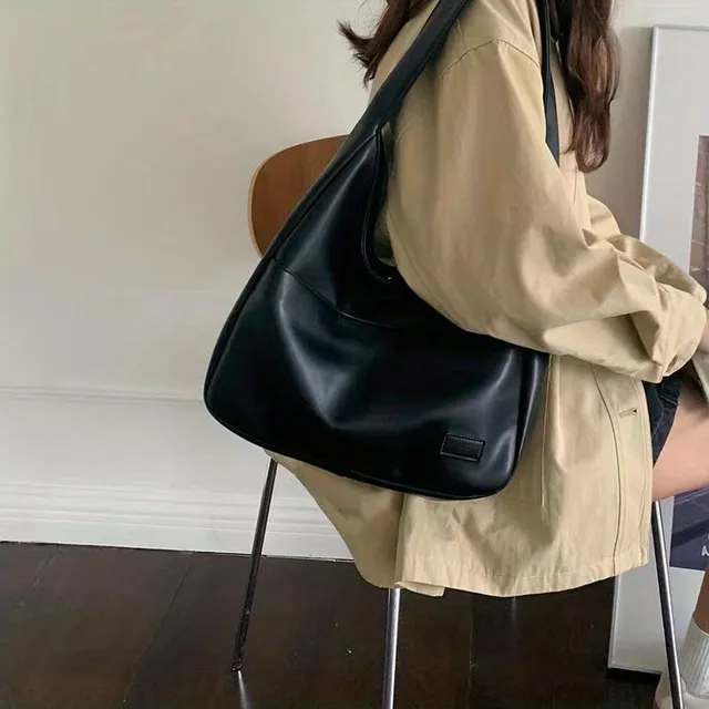 Damska monochromatyczna torba Hobo