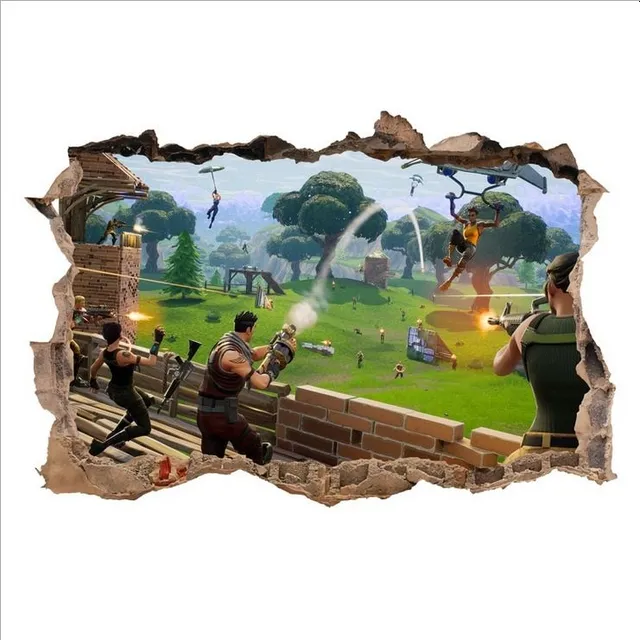 Stylish stickers with themes of the popular game Fortnite J 24-16cm