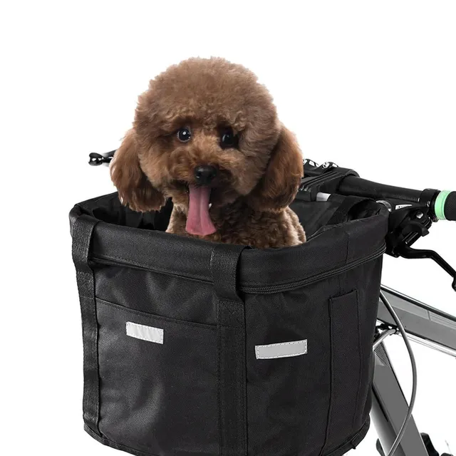 Waterproof basket for the dog on the bike