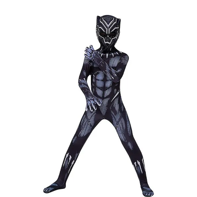 Detský štýlový kostým Black Panther