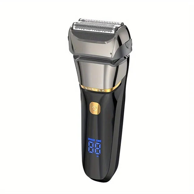 Charging electric shaving machine for men - LED display, waterproof IPX6, extender