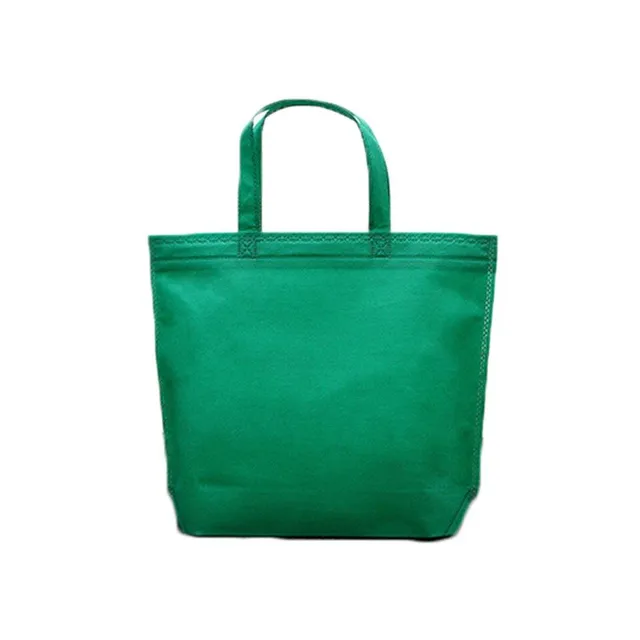 Handy single color shopping bag without printing made of durable material Lew