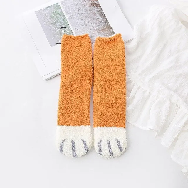 Chaussettes chaudes et mignonnes pour femmes à porter au lit