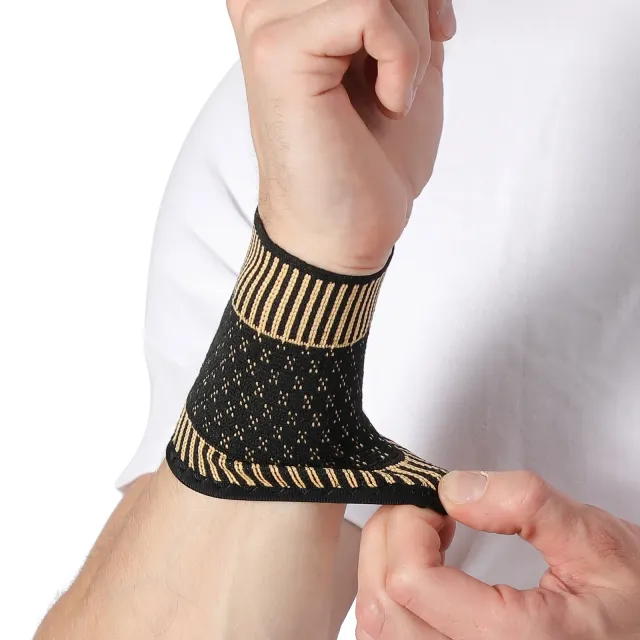 3D tkaný fitness náramok obväz pre zápästie podpora - CrossFIT, Gym, Tinks, Badminton, Tenis, Powerlifting