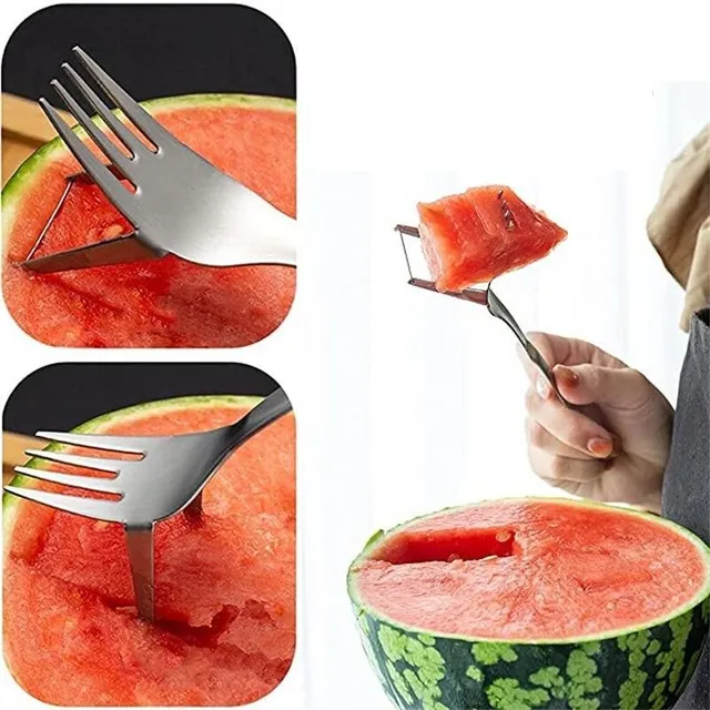 Watermelon slicer with fork Weaver