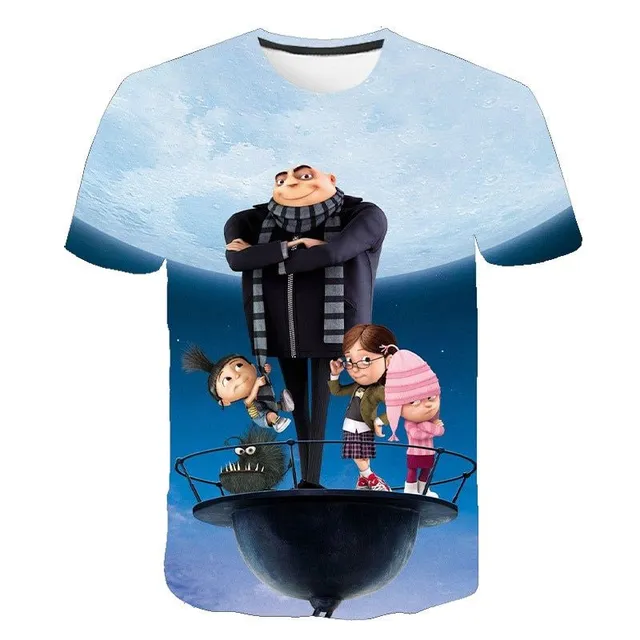 T-shirt amusant avec impression de Minions