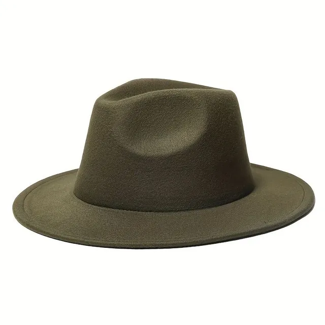 Cappello Fedora unisex in colori bonbon - Cappello classico a tesa larga, in feltro in stile jazz - Trilby