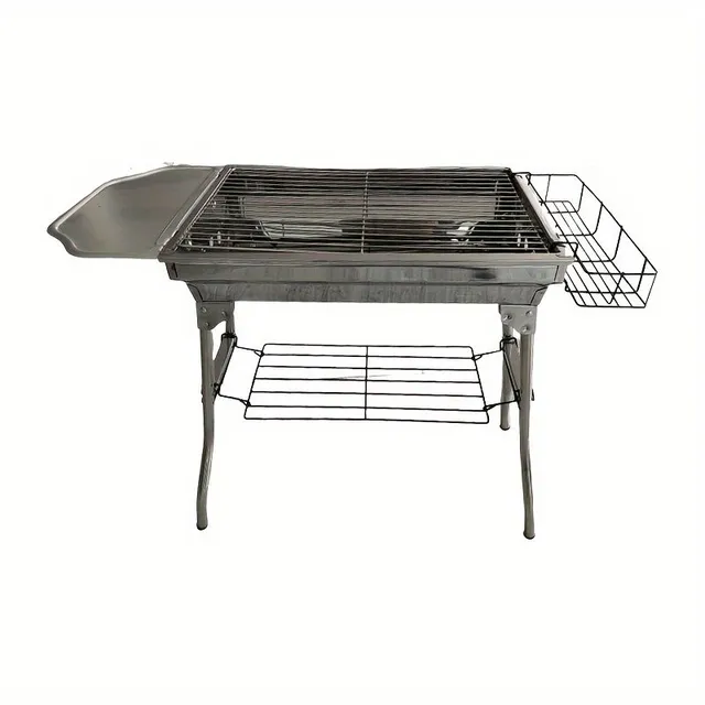 Grill for charcoal, portable, folding, 1 pcs - equipment for BBQ and camping