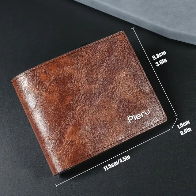 Practical driver's license case and PU leather documents for men