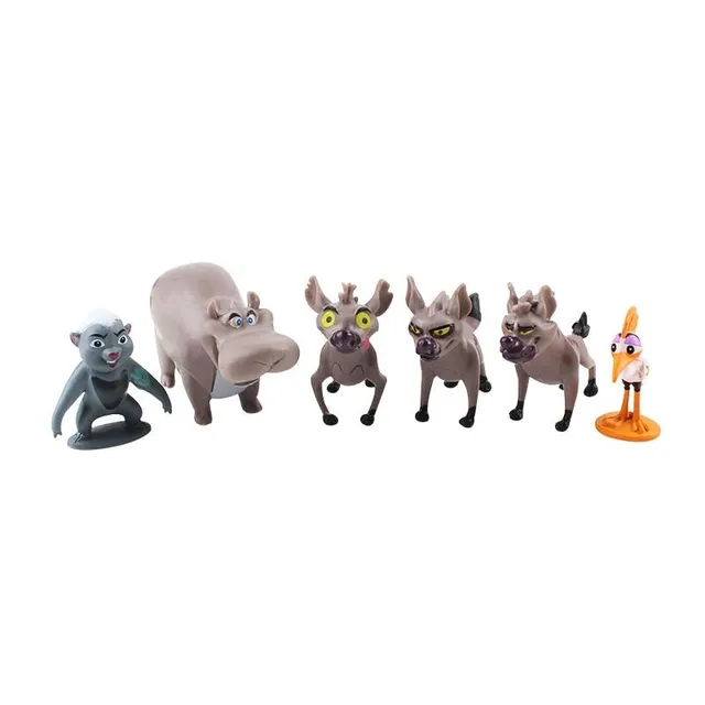 Children's figurines from the Lion King fairy tale