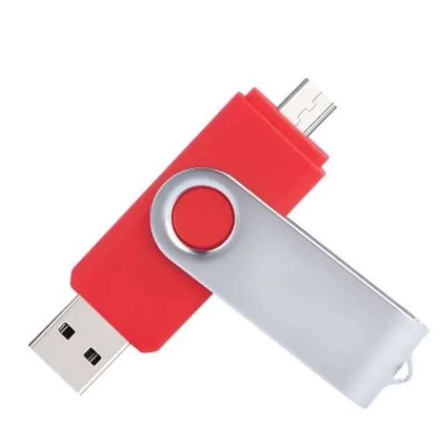 USB + micro USB flash drive