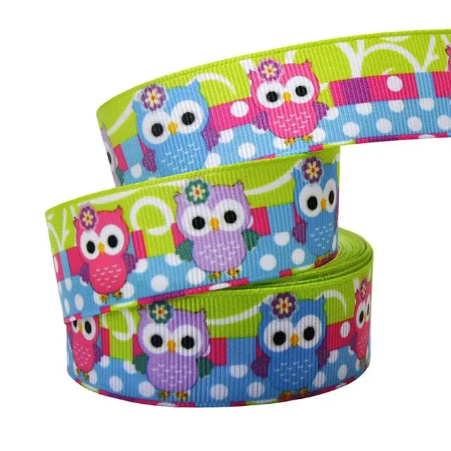 Elastic belt with printing of animals - 25 mm, 4.5 meters