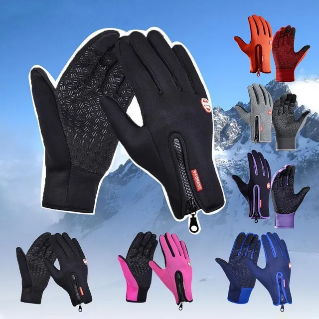 Winter waterproof thermal gloves