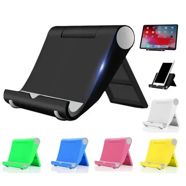 Foldable table holder for mobile phone and tablet for iPhone, iPad, Samsung and others