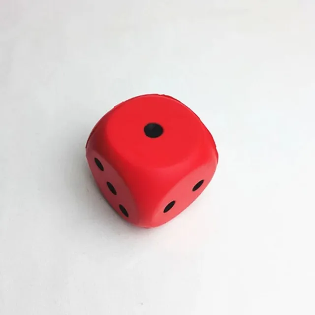 Designová maxi hrací kostka z pěnového materiálu - několik barevných variant Rarach