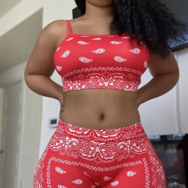 Women's summer plus size set