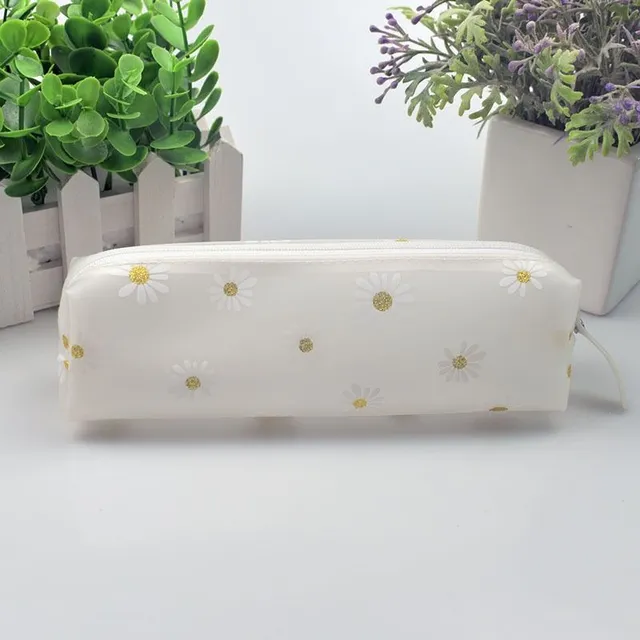 Luxury semi-lubricant pencil case with diaper motif - several color variants