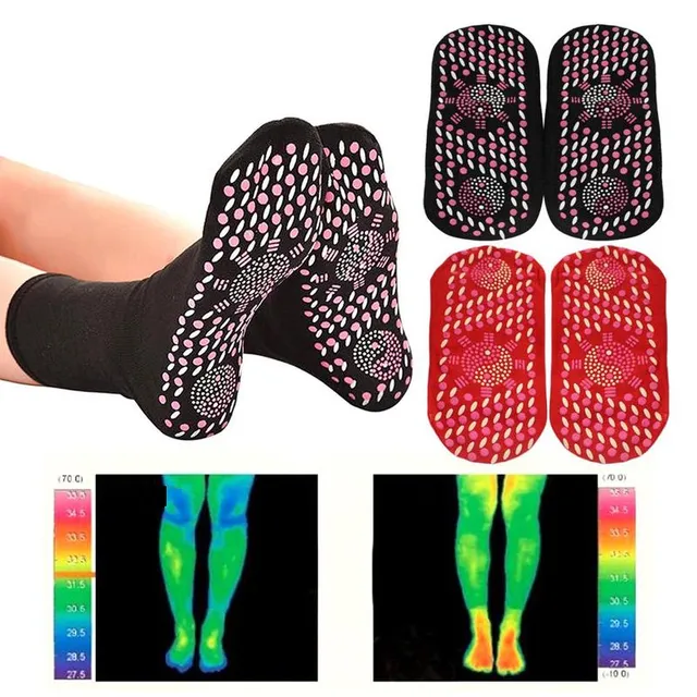 Magnetic thermoregulating socks