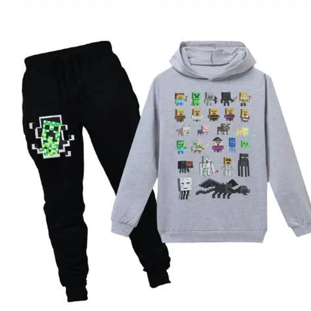 Minecraft children's gaming tracksuits