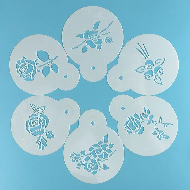 Cake decorating stencils flowers 6 k