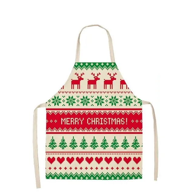 Christmas kitchen apron C597