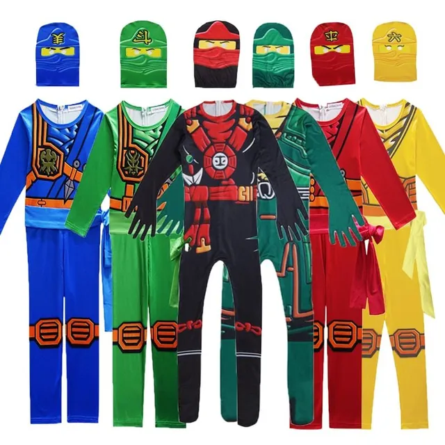 Gyermek Ninja jelmez - különböző színekben