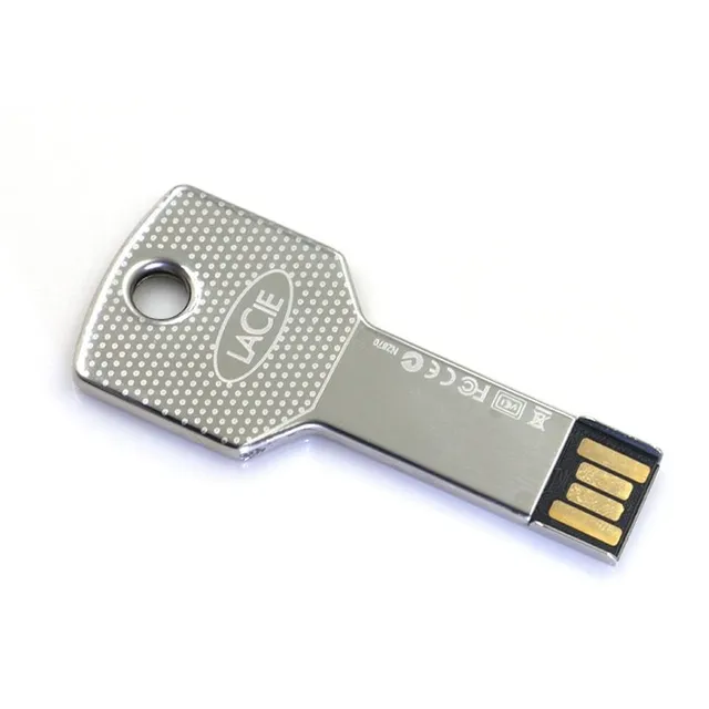 USB flash drive with metal key