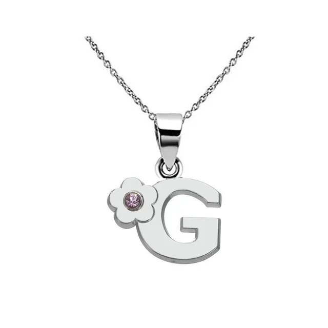 Luxury pendant with initial Amalric