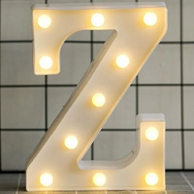 Decorative illuminating letters