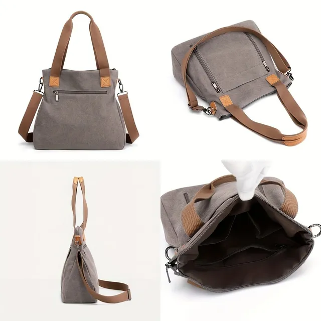 Durable lightweight crossbody bag, practical everyday bag for work