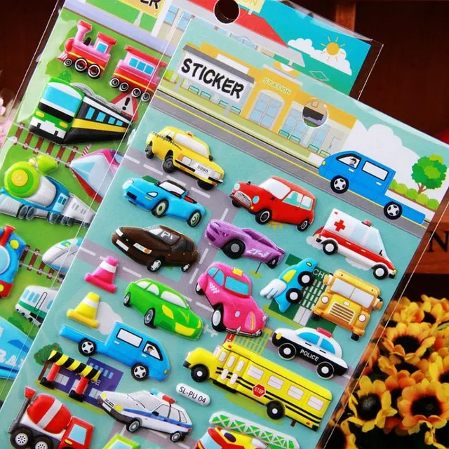 3D stickers vehicles