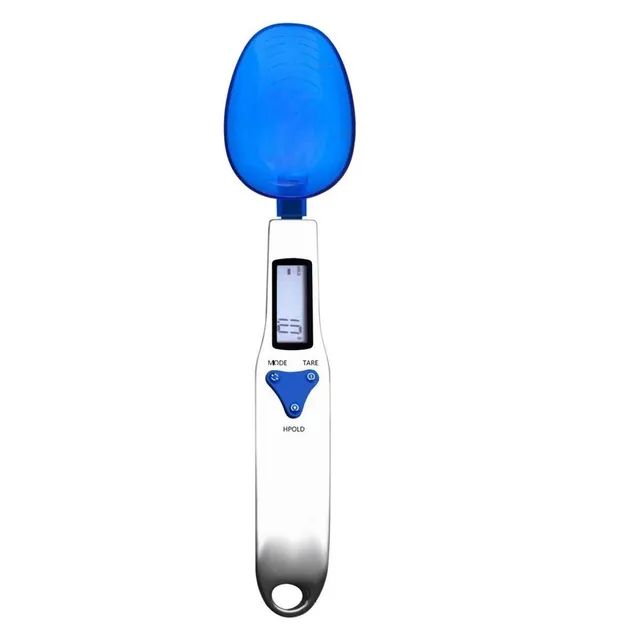 Digital weighing spoons with attachments