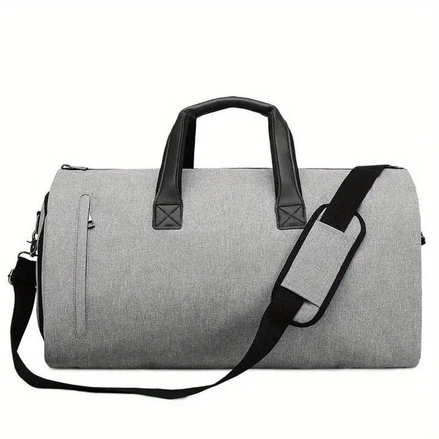 Konvertibilní taška na oděvy s přihrádkou na boty, skládací taška na oděvy, závěsná taška na kufry dva v jednom na víkendovou cestovní tašku