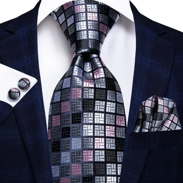 Luxus férfi selyem nyakkendő sn-482