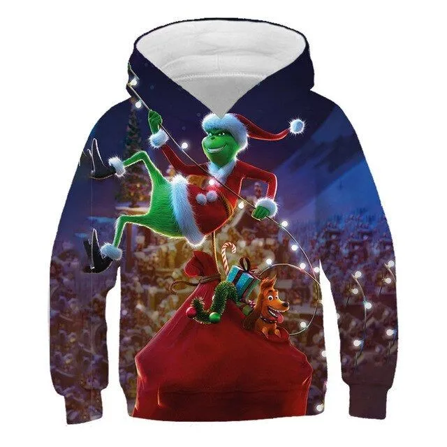 Grinch sweatshirt for kids - more variants