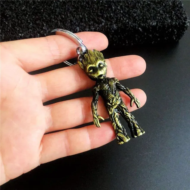 Stylish keyring in Groot - two colours